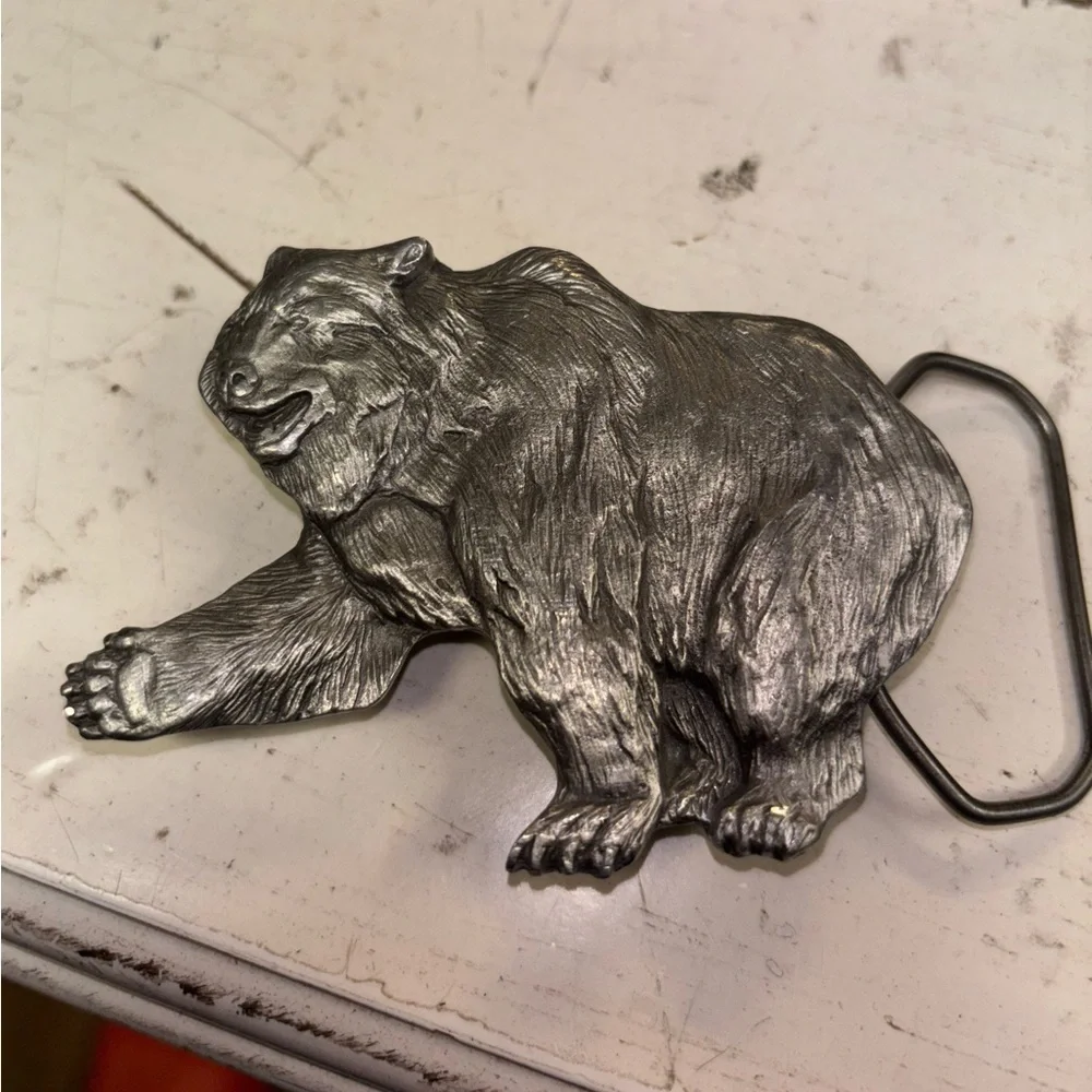 Vintage Bear Attack 1988 Great American Belt Buckle​​